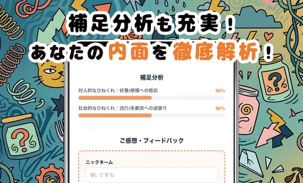 ひねくれ度診断 スクリーンショット3